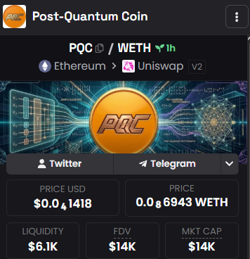 Post Quantum Coin tweet media