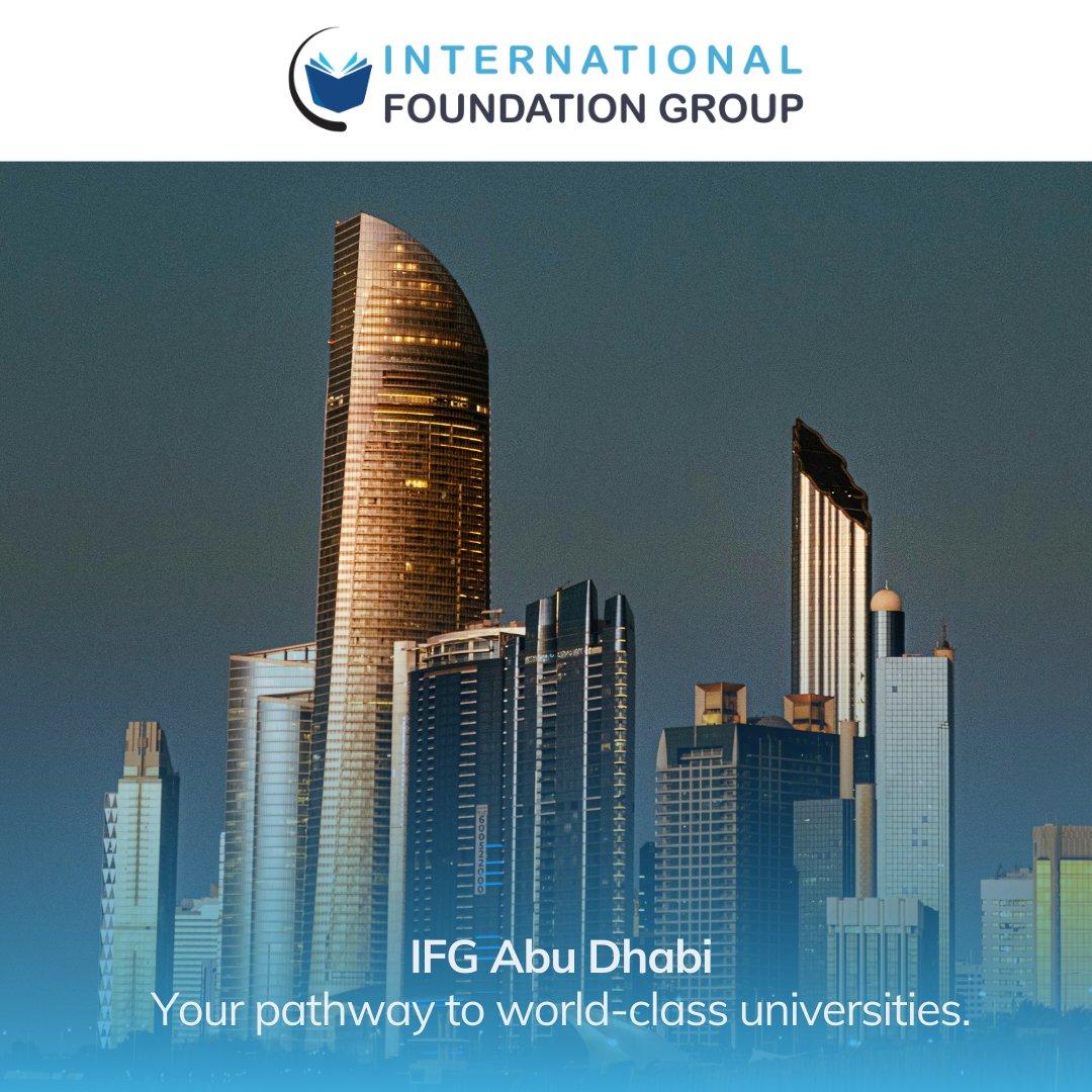 We offer expert teaching, top foundation programmes, and fantastic universities. Accommodation is just a 5-minute walk!

Learn more: intfoundationgroup.co.uk/teaching-centr…

#StudyInAbuDhabi #FoundationProgramme