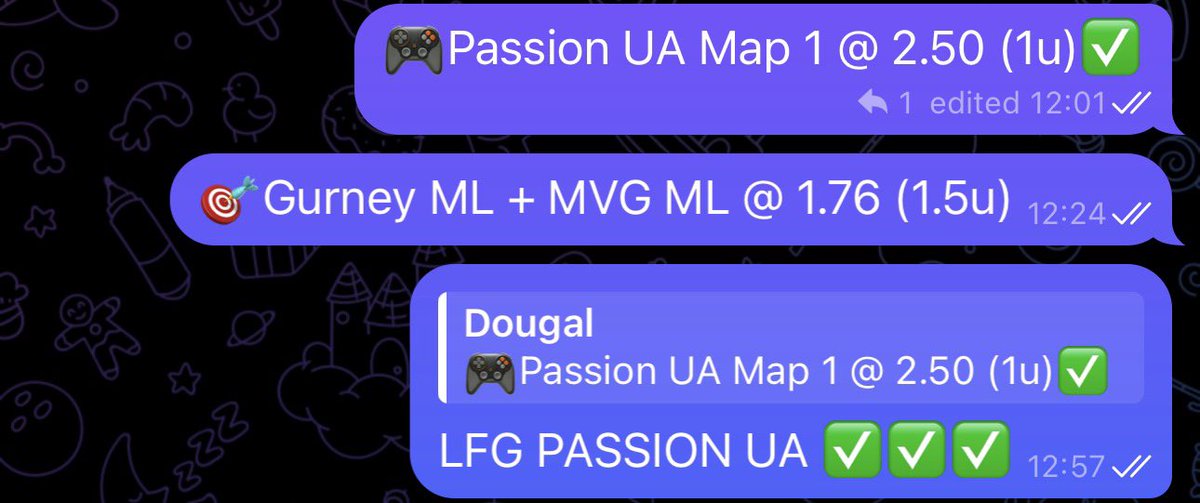 DougalBets's tweet photo. First pick of the day sails in as Passion UA defy the odds and take the first map against FaZe. 

Nice outsider win to kick off the day!

🎮Passion UA Map 1 ML @ 2.50 (1u)✅ https://t.co/pOXrJQV5Vp