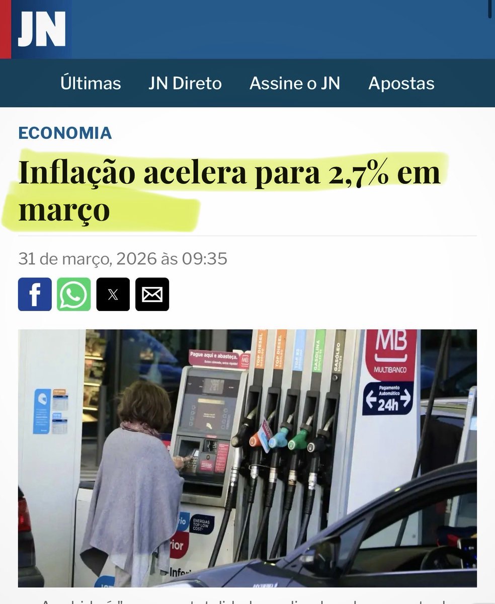 Sabes o que isto significa? O juro dos Certificados de Aforro, dinheiro parado na Trade Republic, Trading212, XTB e outras corretoras e também de Depósitos a Prazo, não consegue bater a inflação. 

Ser tiveres em conta que ainda falta retirar os 28% de imposto (Continente) ou