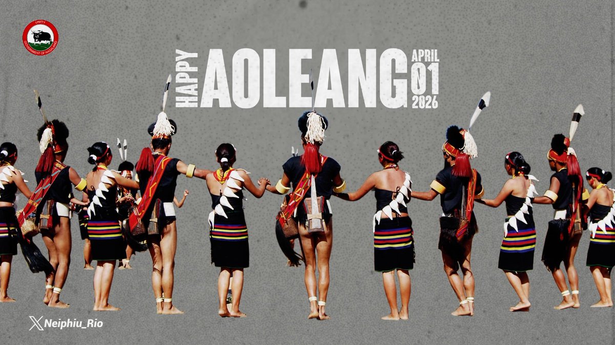 Wishing the Konyak community a happy Aoleang. As you celebrate the arrival of the new year, may this festival bring renewed hope and abundant prosperity to all. May it be a time of peace, reconciliation, and the strengthening of communal harmony.