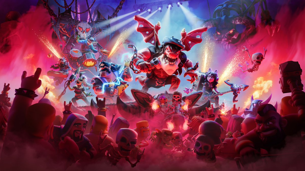 Style_coc's tweet photo. La temporada de Abril llega a Clash Of Clans! 😍

Mucho Metal! 🤘

🎸 Reina del Bajo (Pase de Oro): 1 de Abril
🤘 Paisaje de Clash Metal: 3 de Abril
🎩 Duque del Espectáculo: 5 de Abril
👑 Rey del Riff: 7 de Abril
🥁 Príncipe de la Batería: 10 de Abril
🛒 Luchadora Gutural: 12 de Abril
🎹 Centinela del Teclado: 14 de Abril

Recuerden que tienen el CODE STYLE para apoyar el Canal! ❤️