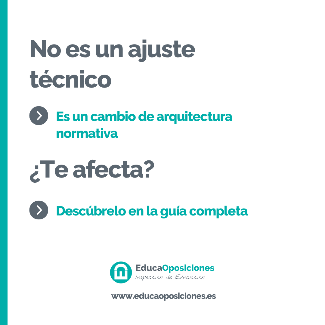 ¿Conoces el nuevo Real Decreto 68/2026?

👉 No cambia solo la oposición a Inspección Educativa.

Introduce un nuevo modelo de la función inspectora.

🔗 Te explicamos qué implica 👉 educaoposiciones.es/real-decreto-6… ✔️

#InspecciónEducativa #Oposiciones #Educación