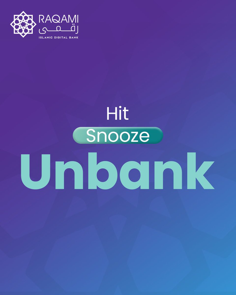 Raqami Islamic Digital Bank tweet media