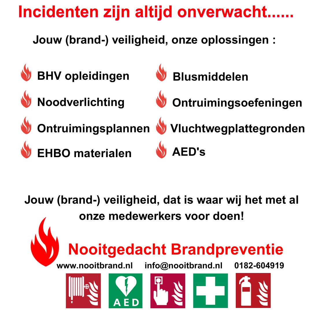 Goed voorbereid ben je met Brandpreventie van Nooitgedacht!