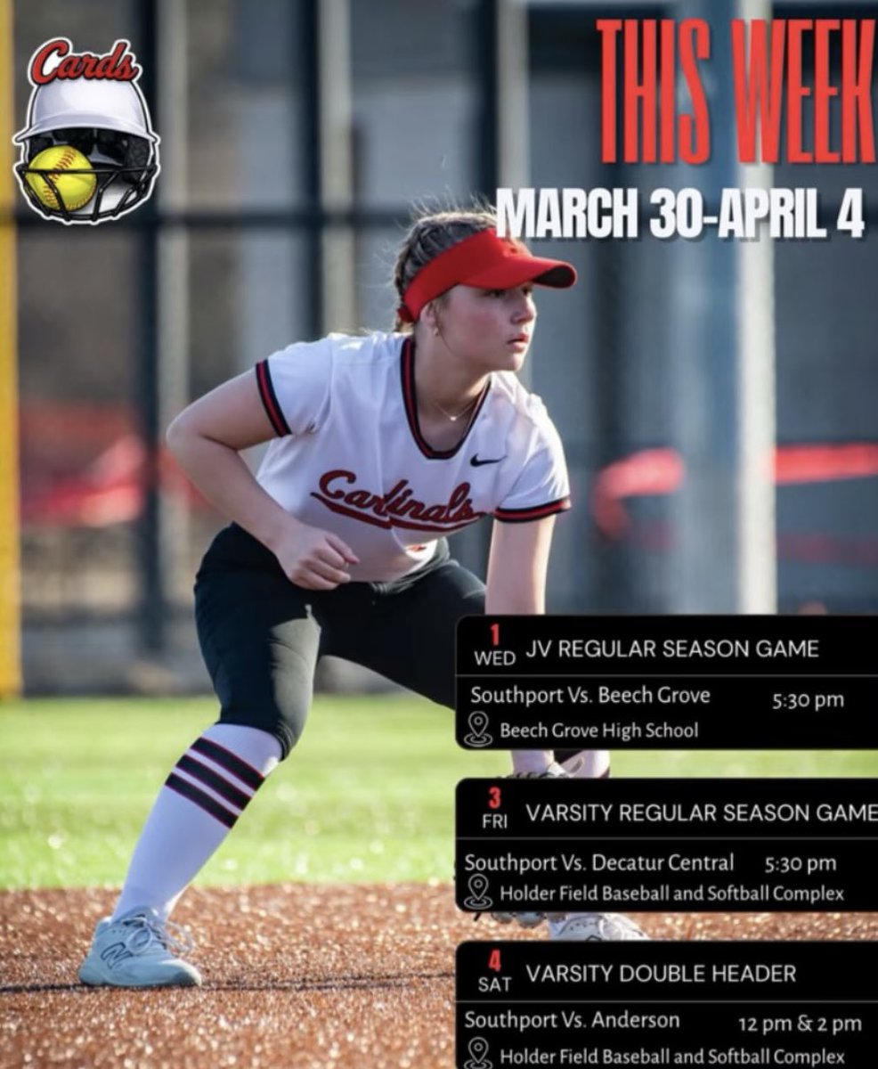 Southport Cardinal Softball tweet media