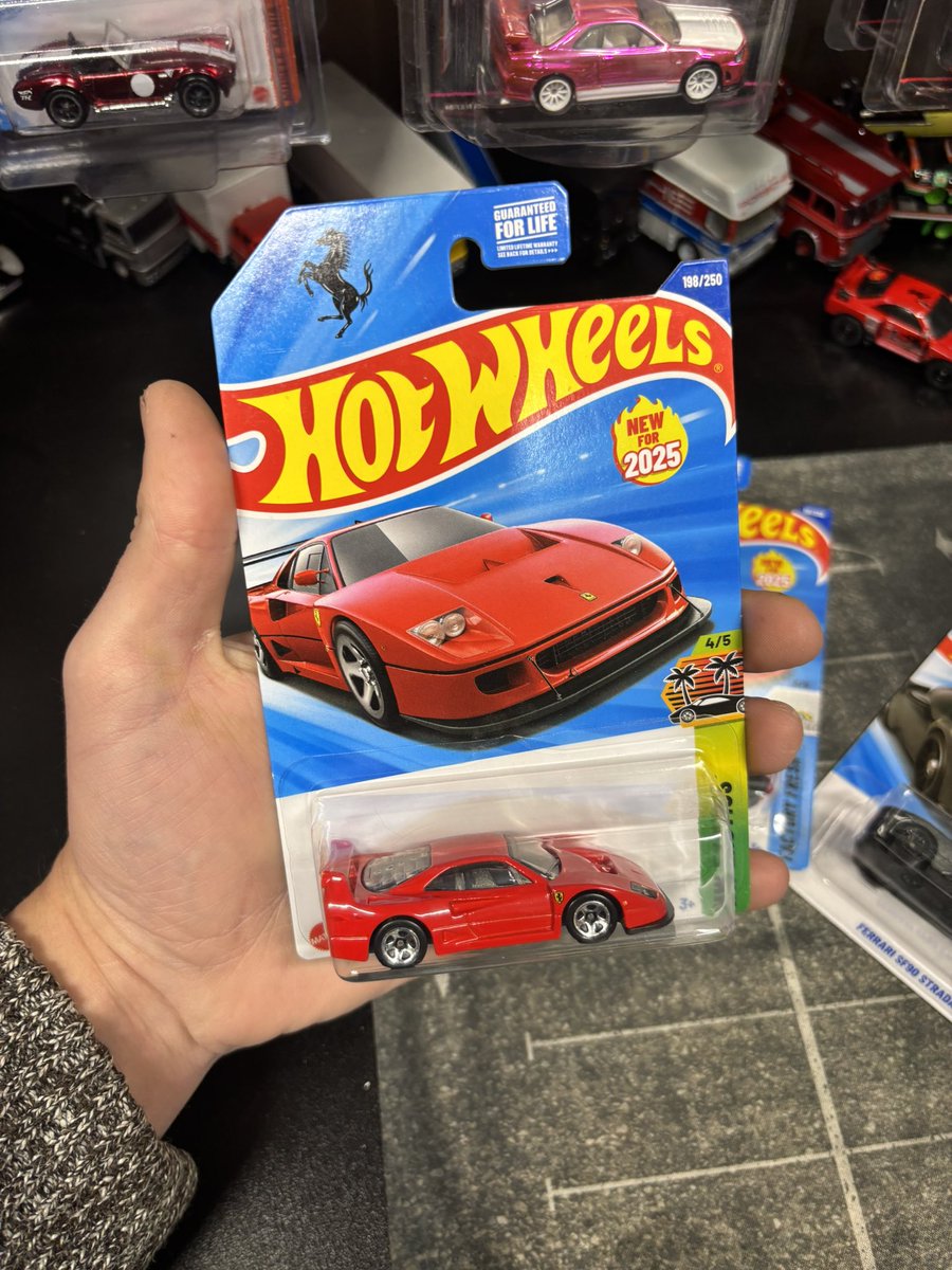 Ferrari mainlines that I could never find in stores arrived from whatnot. 3 bucks a pop so I can’t complain