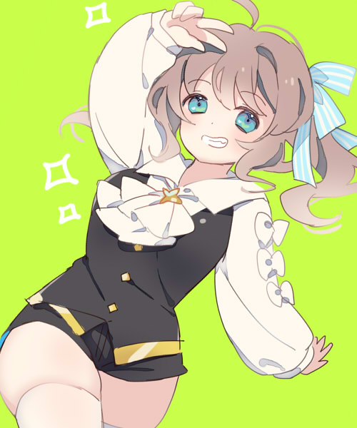 リハビリらくがき。こんな感じの妹ちゃんが、遠い所で一人暮らししてるお兄ちゃんのところに押しかけて夏休みを過ごす話をずっと考えているんだ。 