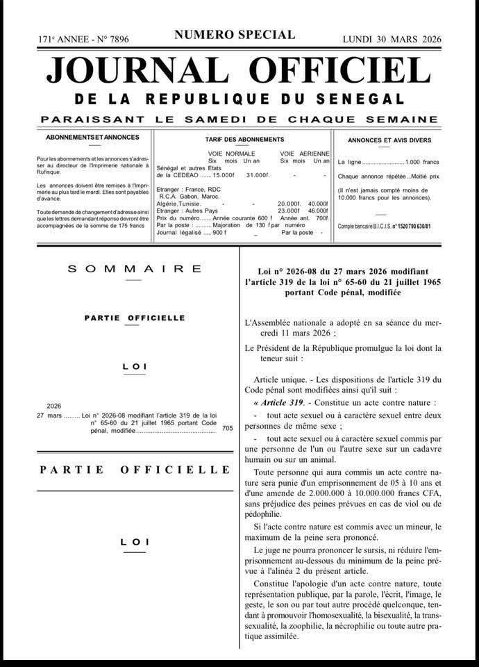 mbayeka94's tweet photo. RT @BakhdadO: On dirait Pr Baye Bass a promulgué la loi contre l'homophobie 👇🏻👇🏻 https://t.co/TqWkGnDds4