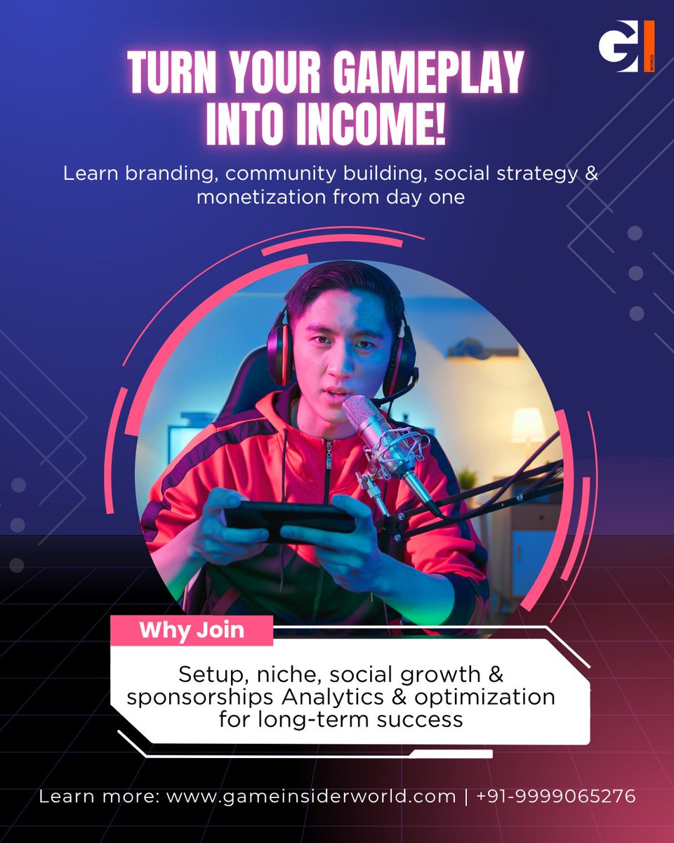 GameInsiderW's tweet image. Most streamers stay stuck. Not because of skill but lack of strategy

Learn how to build, grow &amp;amp; monetize your gaming content the right way

Comment STREAM 🎮

#GameStreaming #StreamerTips #GamingGrowth #ContentStrategy #EarnOnline