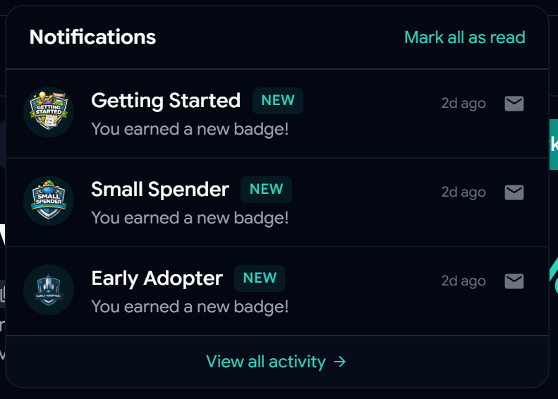 Have you unlocked your first achievement yet?🤔

Use AnyMarkets, earn achievements, and farm more points along the way.🔥

Start early. Stack more.