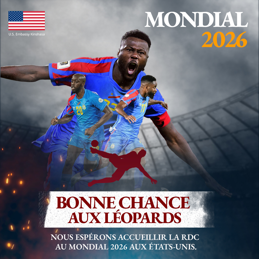 U.S. Embassy Kinshasa tweet media