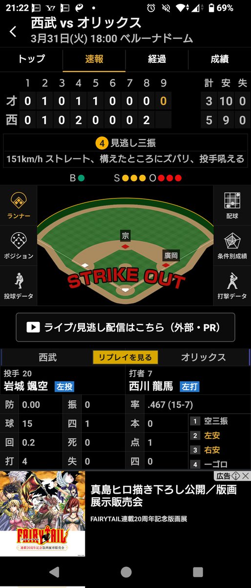 void2631's tweet photo. #れおほ〜🦁🦁
新戦力が躍動しての勝利やヨシ😄
小島 初ホームラン⚾️ミ
安可 逆転タイムリー
岩城 初セーブ
明日も勝とう

#小島大河
#林安可
#岩城颯空
#埼玉西武ライオンズ
#seibulions
#打破 https://t.co/DkGGgtFtDS