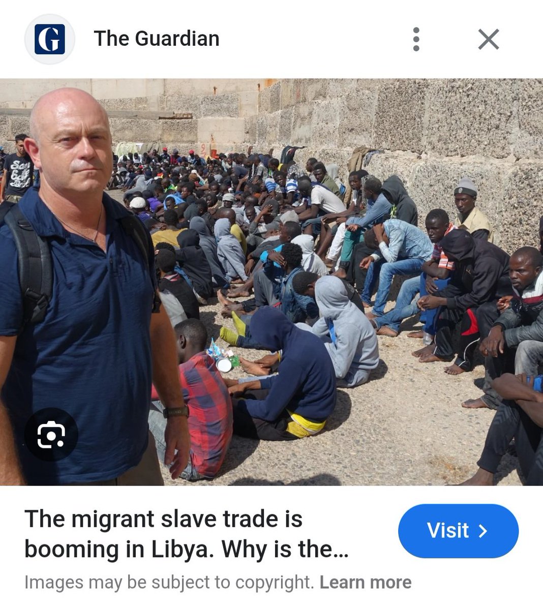 GammonGazette's tweet photo. To say how much the left bangs on about the African slave trade from the 1800s , they do an absolute cracking job of ignoring it going on right now, today on markets all over Libya. 

I wonder why that is? Ehh? 🤔 

#AfricanSlaveTrade #BLM #African @RossKemp @Blklivesmatter https://t.co/r6SPAaVEu4