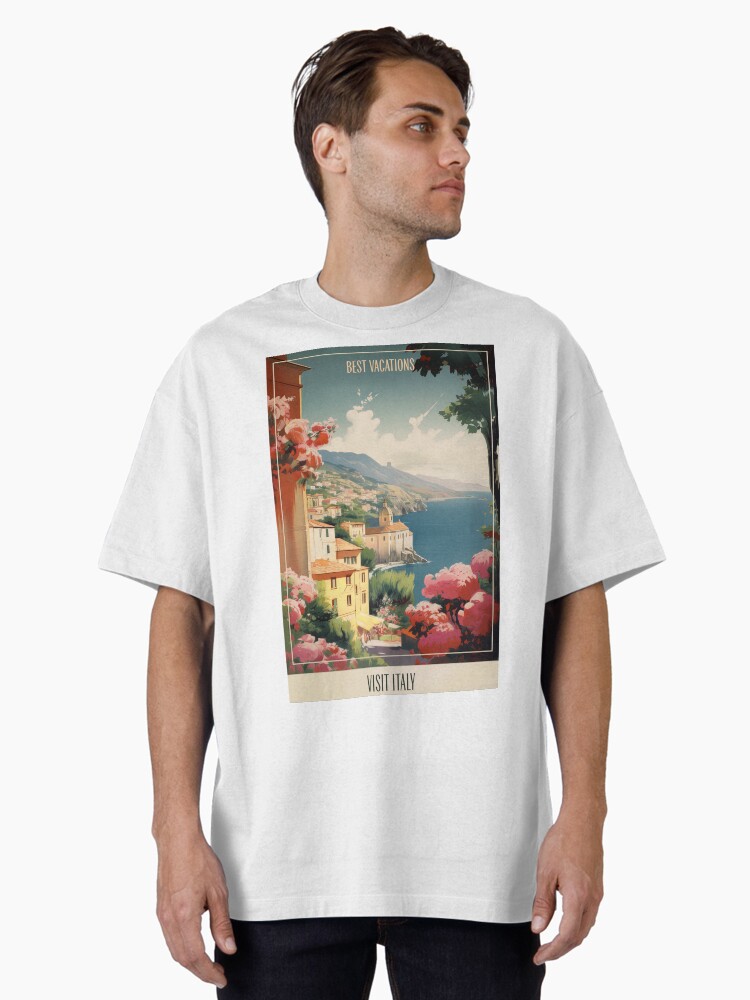 HurmerintaArt's tweet image. Italy theme shirts. Vintage style. Come and have a look! 

#artistmade #uniqueshirts #printondemand #ecological redbubble.com/i/t-shirt/Vint…