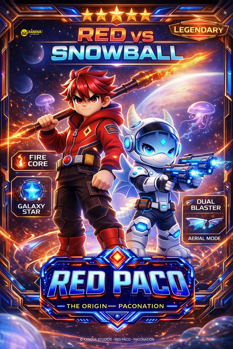 redpaco731731's tweet photo. ⚡ SNOWBALL

Sent to Earth.
Chosen by the King.

RED PACO’s strongest ally.

The battle begins.

KANOVA STUDIOS

#SNOWBALL #REDPACO #PACONATION #KANOVASTUDIOS https://t.co/cmIGYiR6uM