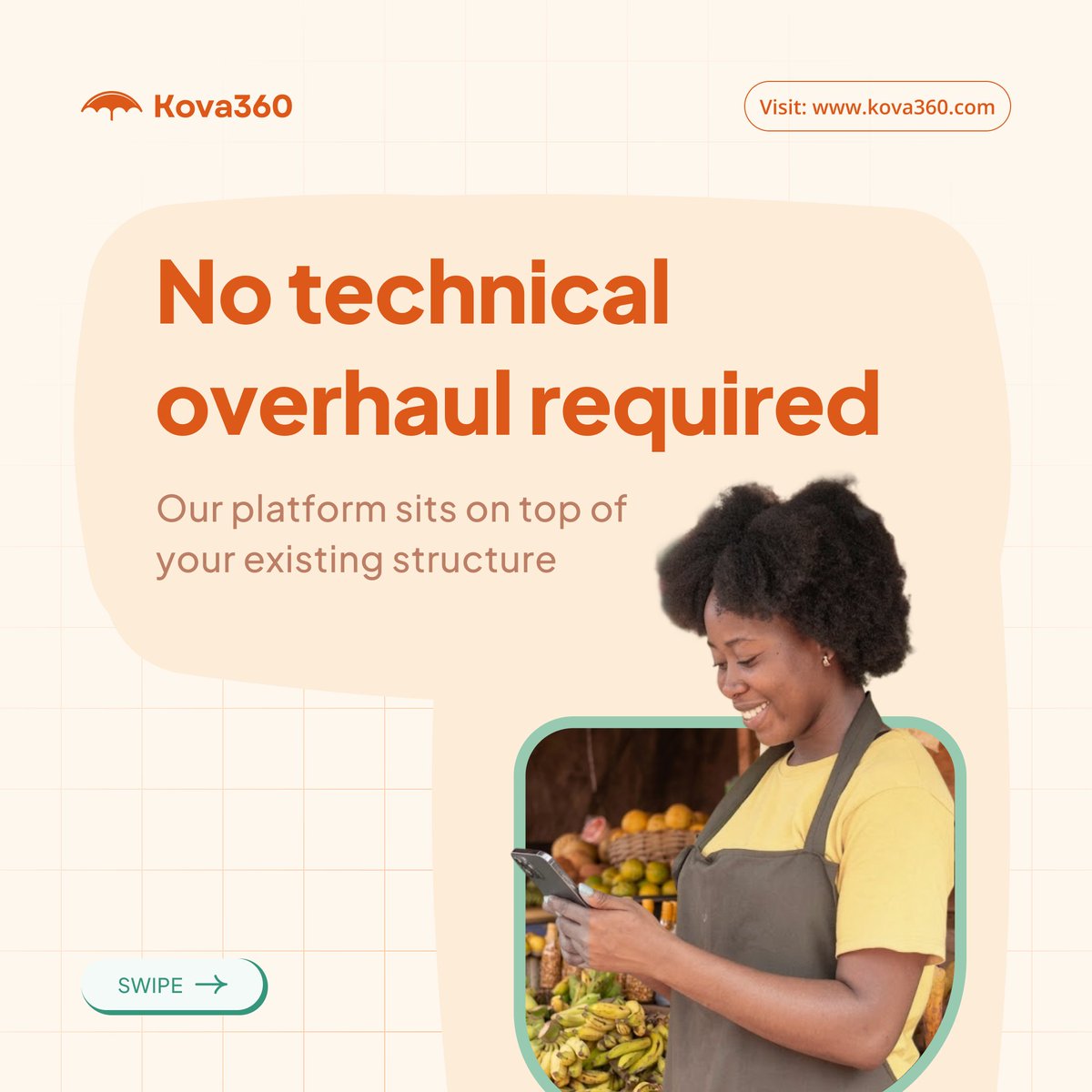 _kova360's tweet photo. Stop letting "technical worries" slow down your HMO’s growth. 🛑📈

Kova360 is a "Plug &amp; Play" engine designed to sit right on top of your existing structure. No complicated overhaul, no long stories—just a seamless bridge to millions of new users. https://t.co/AeymbKV3Dy