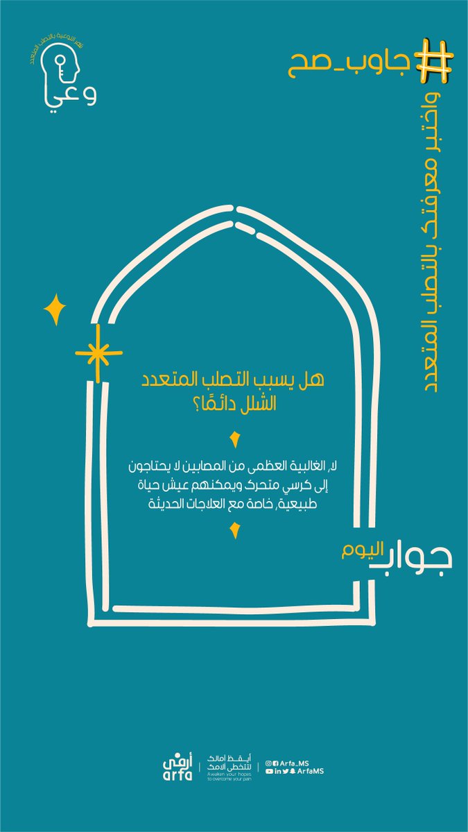 جمعية أرفى للتصلب المتعدد MS tweet media