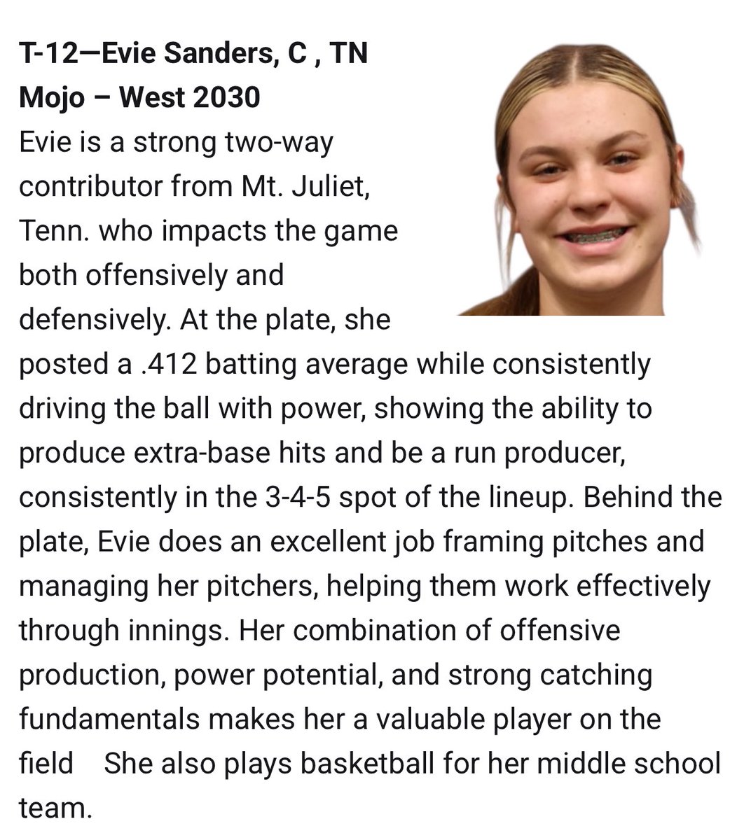 Evie Sanders tweet media