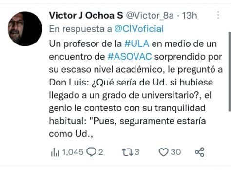 Luis Zambrano, el merideño inventor popular  autodidacta más importante de Venezuela, Doctor Honoris Causa (ULA-1984), más de 50 inventos, con 4to. grado de instrucción primaria, da respuesta a pregunta de un profesor donde resalta agudamente su inteligencia.