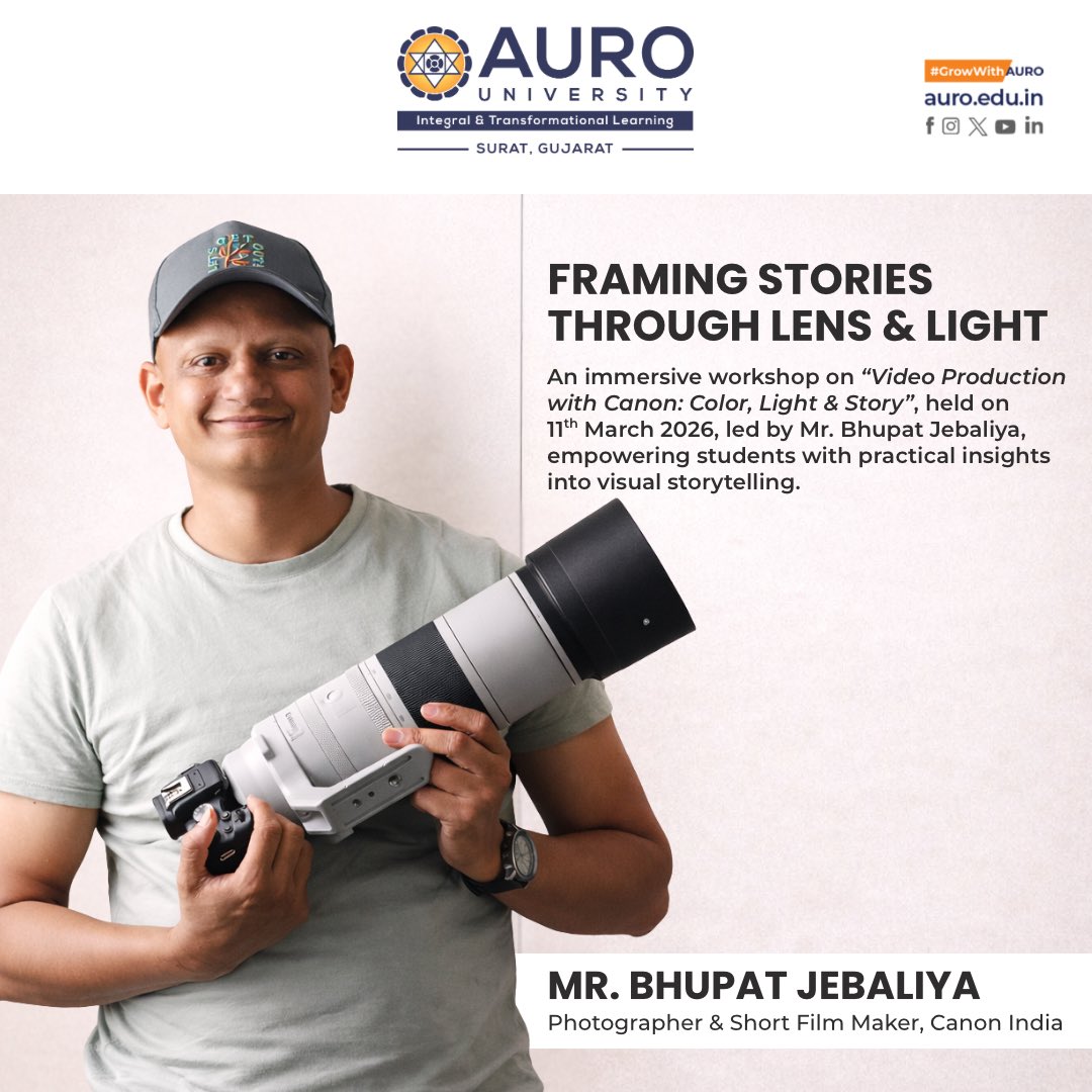 AURO University, Surat tweet media