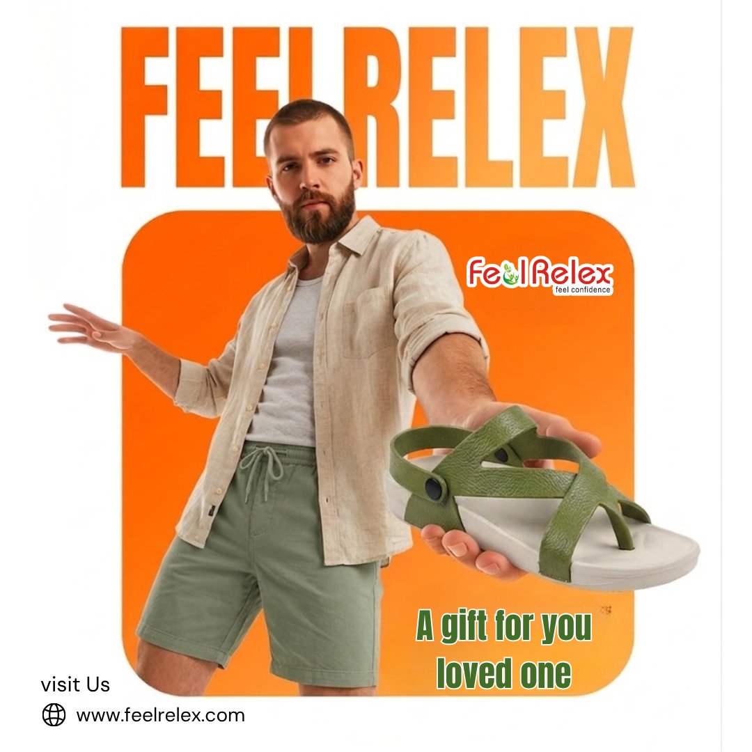 FeelRelex's tweet image. FEEL THE COMFORT. FEEL THE CONFIDENCE.

A gift they will truly love
Lightweight and super comfortable
Trendy design for everyday style

Visit Us: feelrelex.com
#FeelRelex #ComfortFirst #PerfectGift #EverydayStyle #FootwearLove #FeelTheDifference