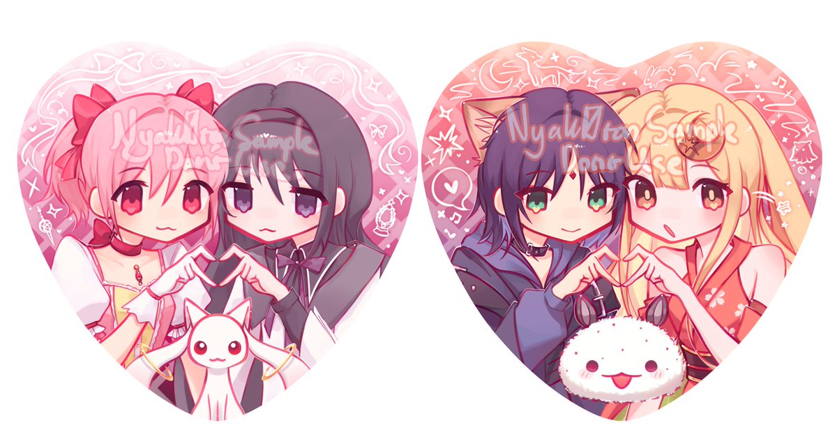 Heartbadge again! Madohomu and CPK :p #cf22