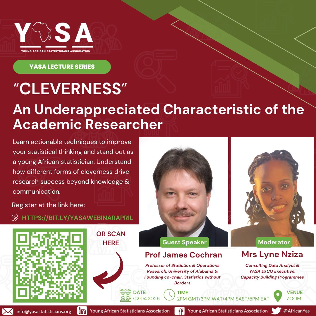Young African Statisticians Association (YASA) tweet media