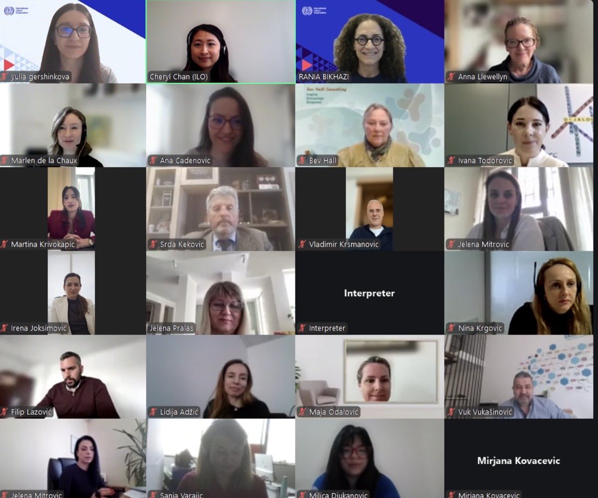 On 31/3/2026, validation workshop with key stakeholders to endorse the #ILO training on Responsible Business Conduct &amp; Human Rights Due Diligence for SMEs in Montenegro. Participants validated the training material confirming it is responsive to the needs of SMEs in Montenegro