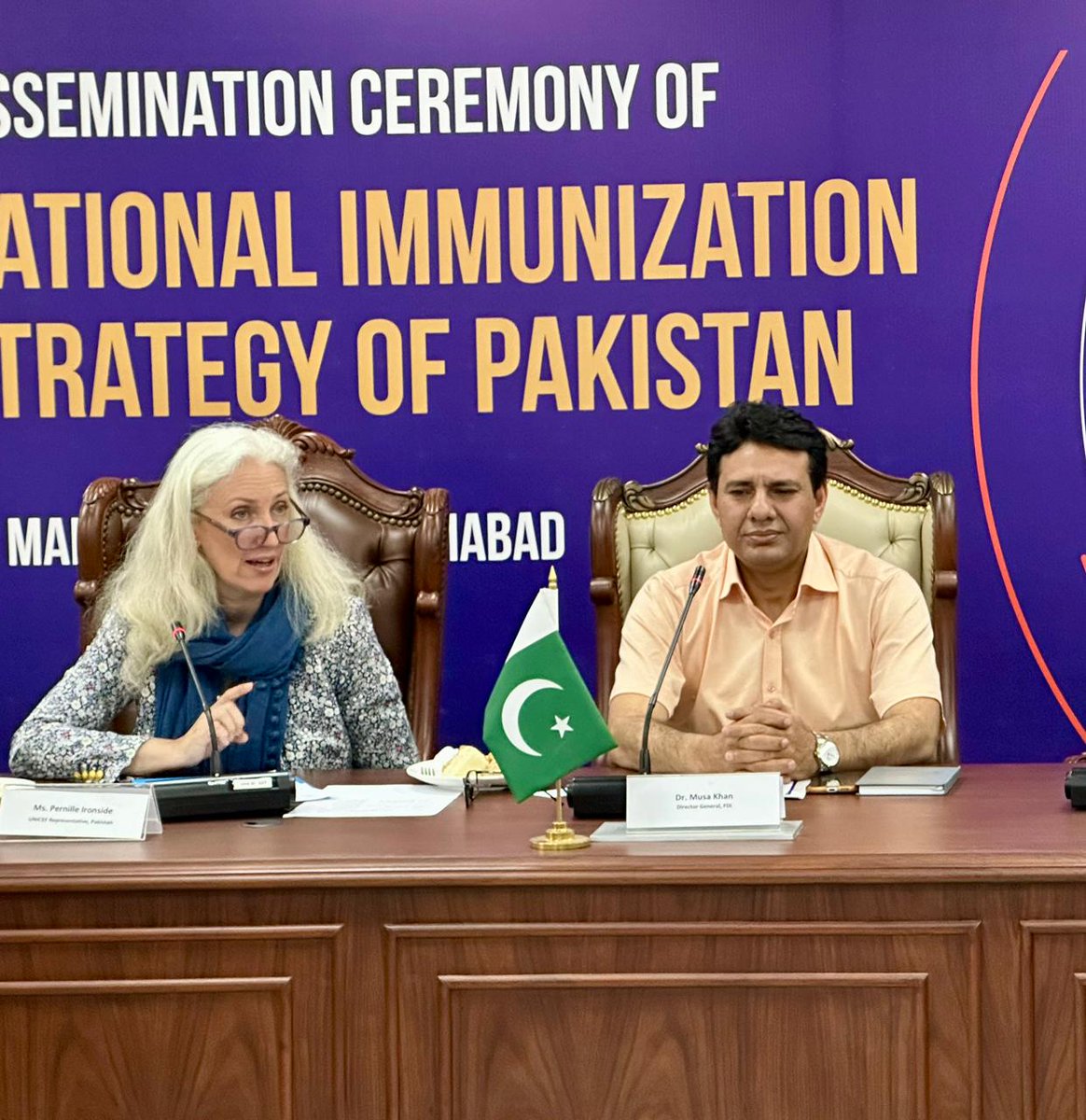 EPIPakistan's tweet photo. 🇵🇰 @Pakistan launched its National Immunization Strategy 2026–2030!

@EPIPakistan hosted the NIS dissemination in Islamabad. Dr. Musa Khan, DG FDI, highlighted it's an evidence-based roadmap focused on equity &amp; zero-dose children.

#EPIs, #WHO, #UNICEF &amp; #Gavi reaffirmed support https://t.co/9j2OATWge4