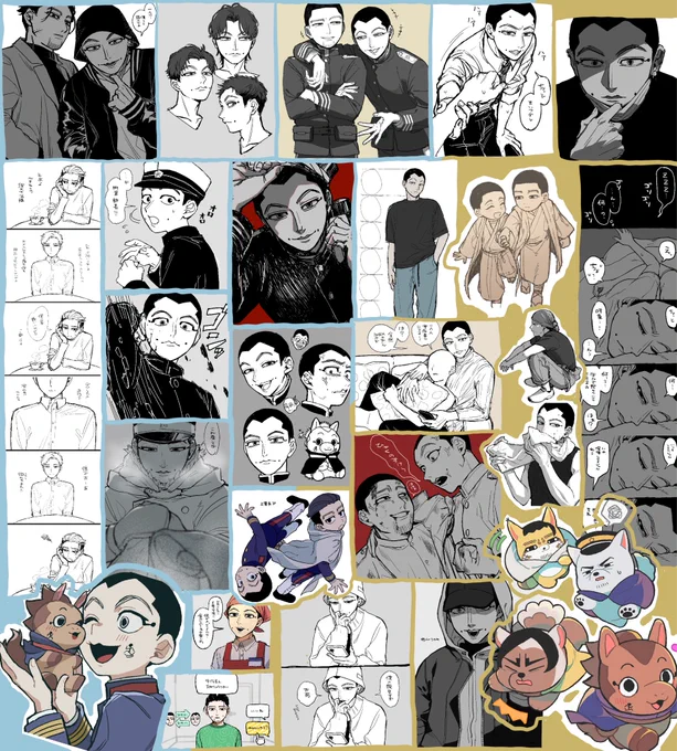 # 今月描いた絵を晒そう
とっても描いた 