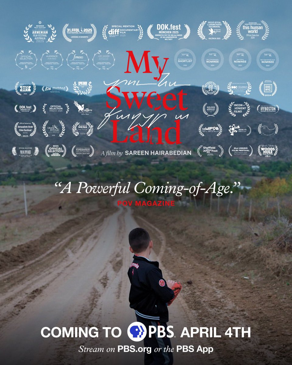 mysweetlandfilm's tweet image. 💛 Stream director @SareenHai's award-winning debut feature documentary for free all April and May on @PBS and check your local listings! 

Don’t miss this moving story of resilience, hope, and humanity.

#MySweetLand #GenocideAwarenessMonth #PBS