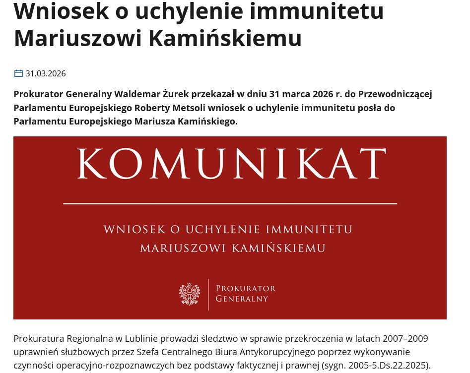 Mariusz Kamiński tweet media