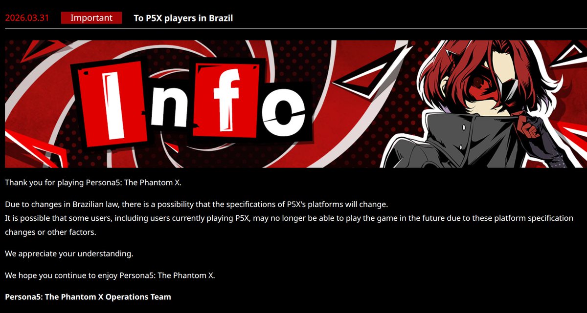 P5X News and Info tweet media