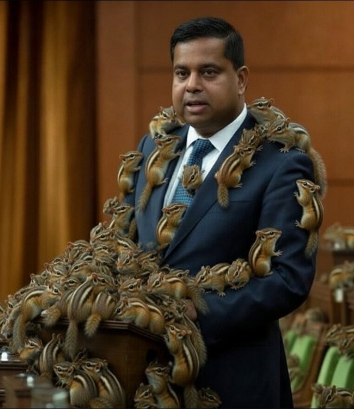 "Gary always knew that he would have to leave the nest one day. But things really came to a head, when the other chipmunks realized he ate as much nuts as four hundred of them. This was not sustainable and Gary had to go."