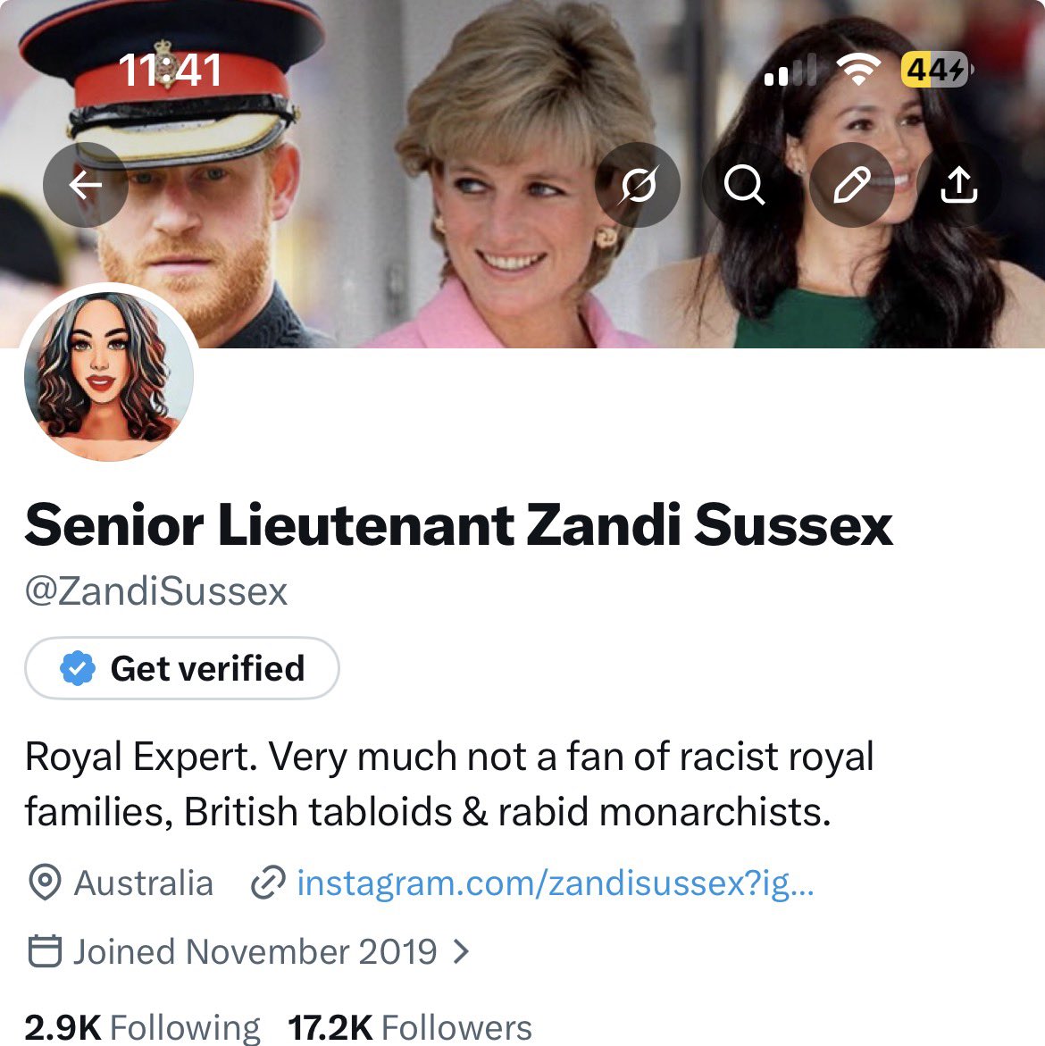 Senior Lieutenant Zandi Sussex tweet media