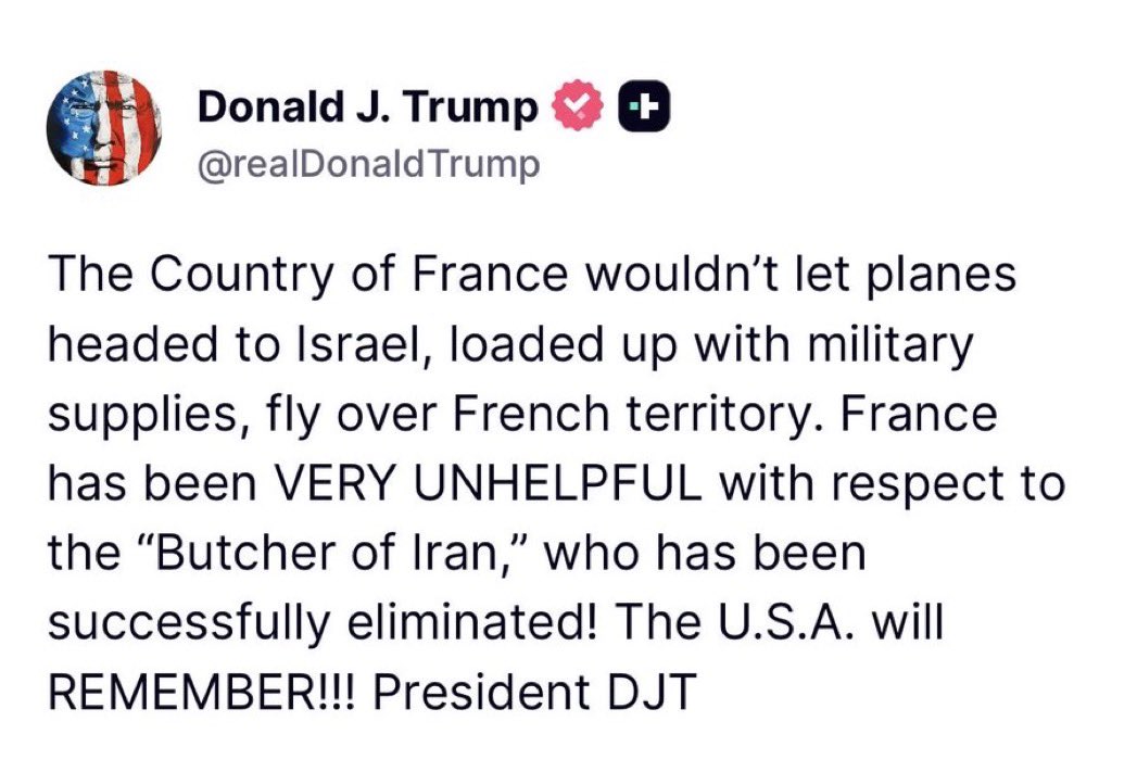 Comité Trump France tweet media