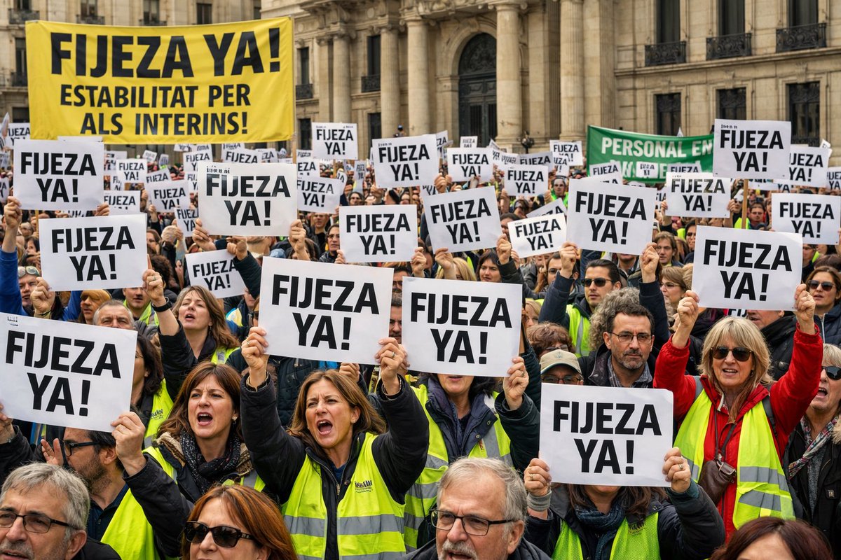 L@s interin@s tenemos un mensaje para <a href="/oscarlopeztwit/">Oscar López Agueda</a> y para <a href="/JLAceves/">Jose Luis Aceves/❤️</a> 
El dia 14 marca un punto y final. Esta sentencia responde directamente al TSJ, o sea que se os acabó tirar la pelota a mas tejados (y vienen elecciones generales el 2027).
Aprovad las enmiendas de fijeza, YA!