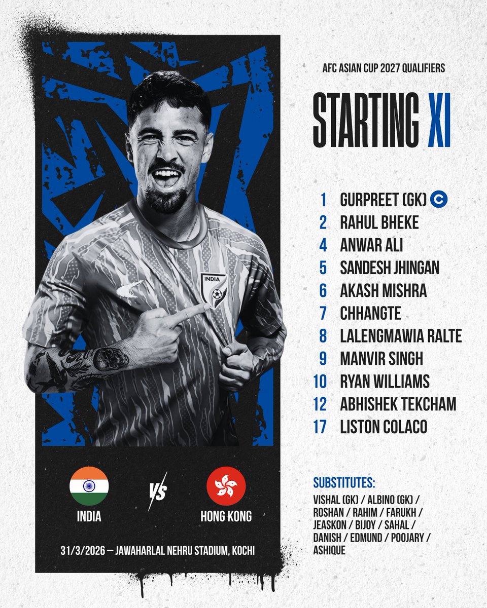 kbfc_manjappada's tweet image. The warriors taking the field for India today 💪🇮🇳💙 

#indiavshongkong #indianfootball #manjappada