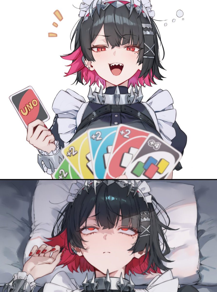 "Hehe… guess this is my victory~"

SFW