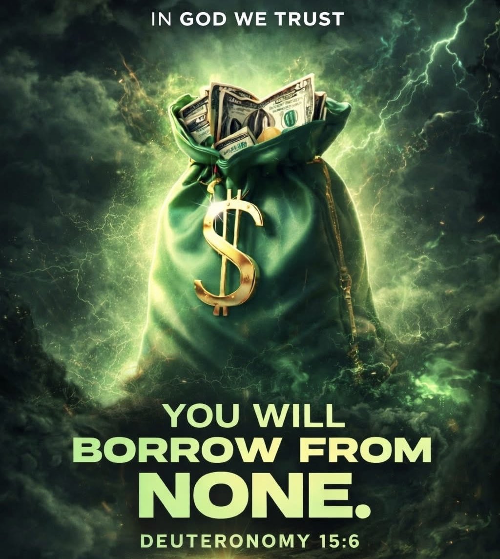 Spirit_0f_Truth's tweet photo. The LORD will bless you as promised you will lend to nations but borrow from none. You will rule over nations but none will rule over you. (Deuteronomy 15:6)
耶和華你的神、必照他所應許的賜福與你、你必借給許多國民、卻不向他們借貸，你必管轄許多國民、他們卻不能管轄你。(申命記 15:6) https://t.co/HfyZAaZPJB