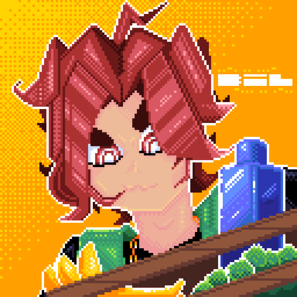 bil64px's tweet photo. Another attempts of #pixelart profile w/ #aseprite https://t.co/j9ppRmJFw2