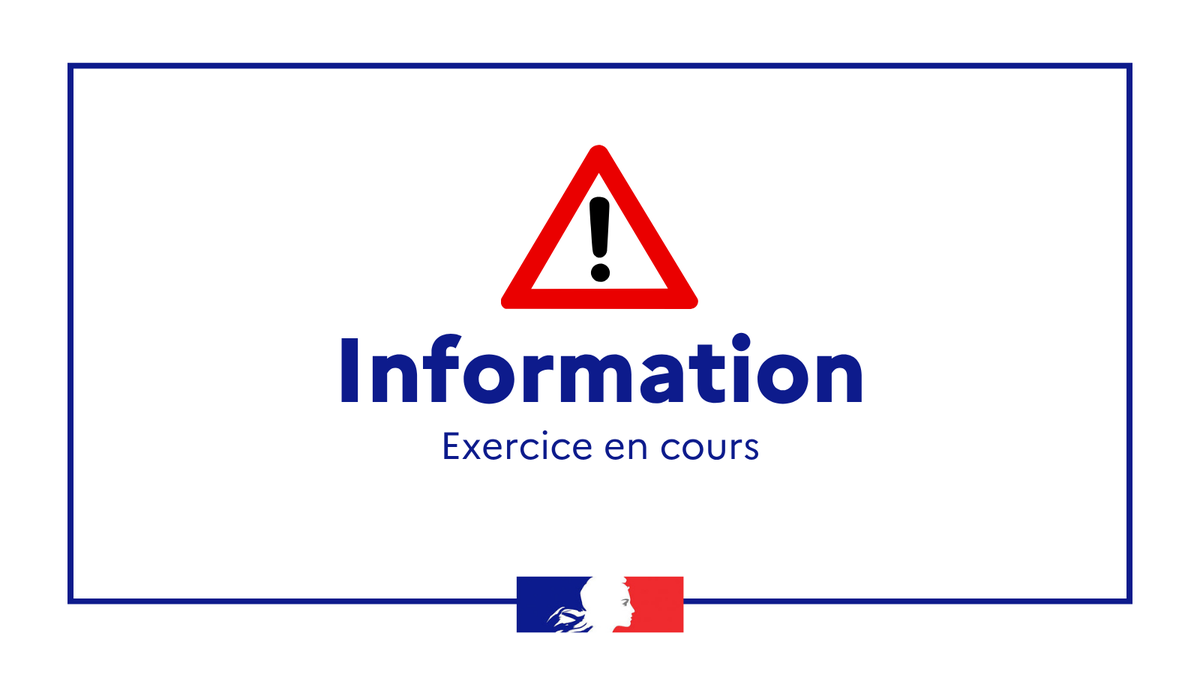 Image de Préfet d'Indre-et-Loire - #Exercice | Secteurs Tours nord de Cinq-Mars-la-Pile
Un exercice se déroule depuis hier, lundi 30