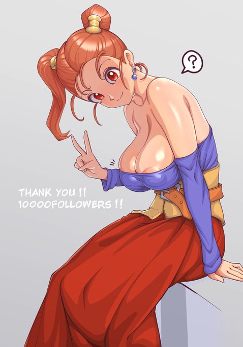 遅くなりましたがフォロワー1万人 ありがとうございます! コメントですまそうと考えてたけど せっかくだし記念イラスト描こうとしたら遅くなってしまいました。