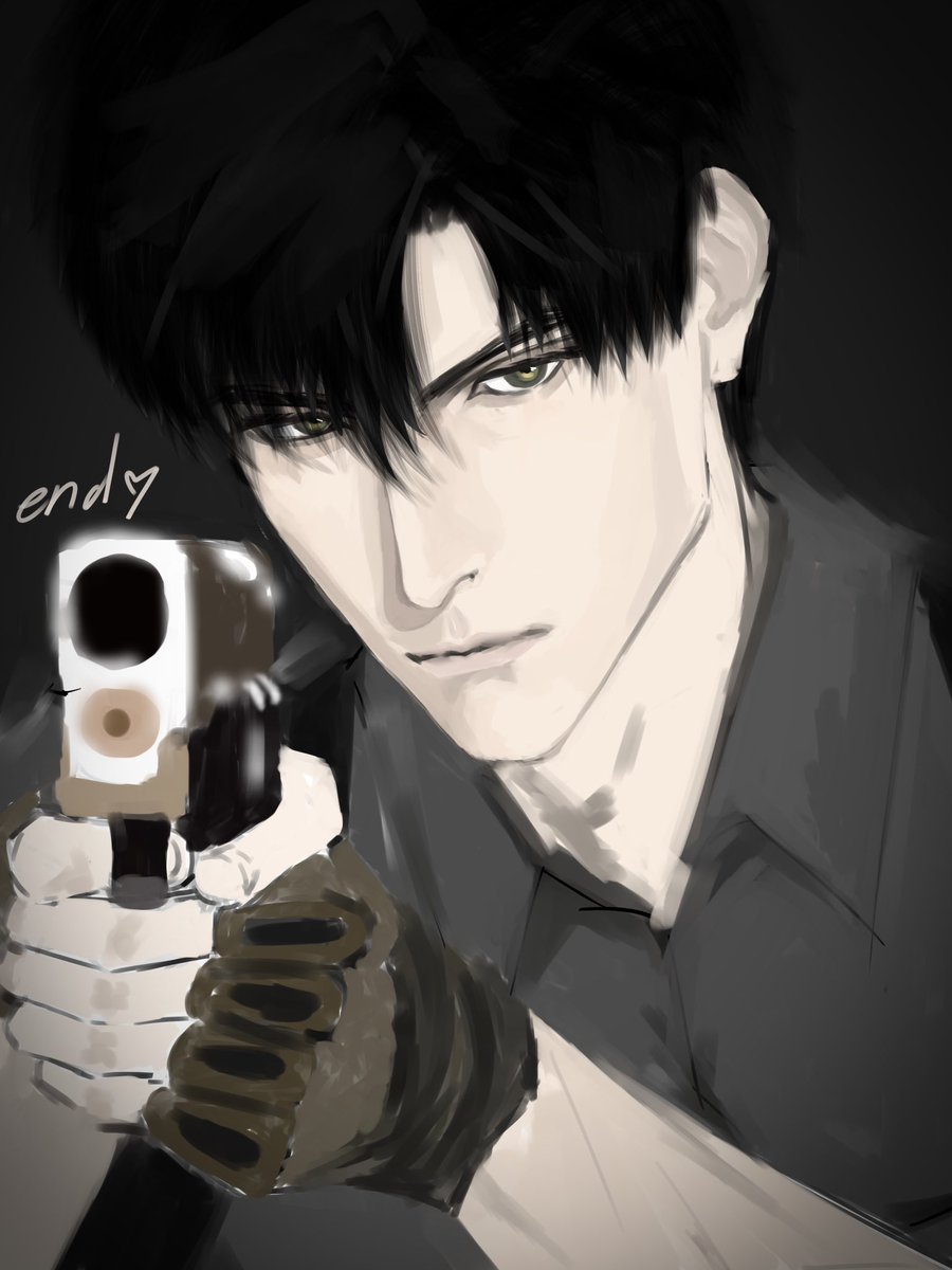 #黎深 #Zayne #zaynefanart
如果黎深在浣熊市