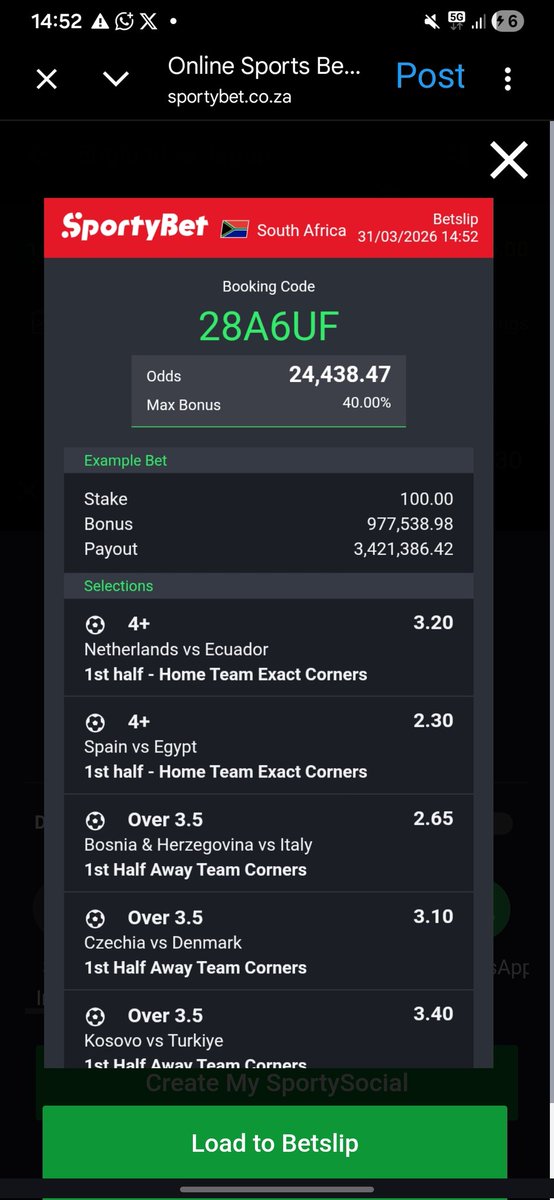 Betway booming code💥 code tweet media