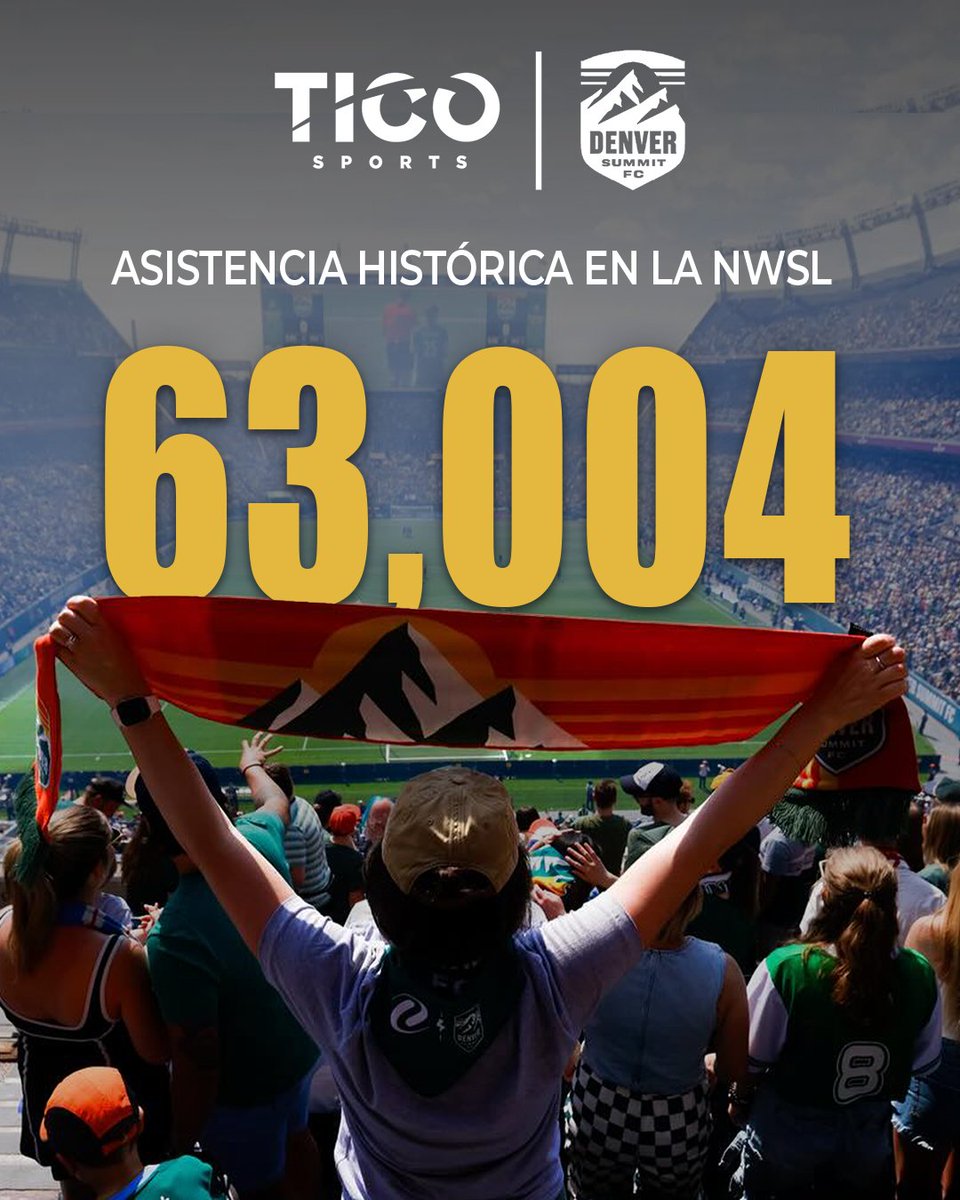 KCTicoSports's tweet image. History made at the NWSL! 63,004 fans packed the stadium for the Denver Summit game this Saturday at Lumen Field, setting a new league attendance record. 

#NWSL #RecordBreaking #DenverSummit #denver #ticosports
