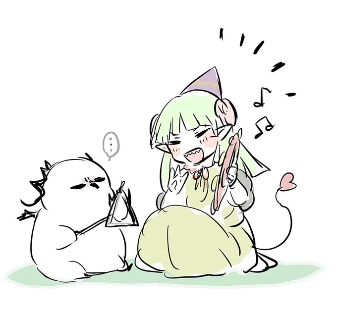 音楽祭楽しみだな〜〜ということで昔描いたまいるま絵再掲