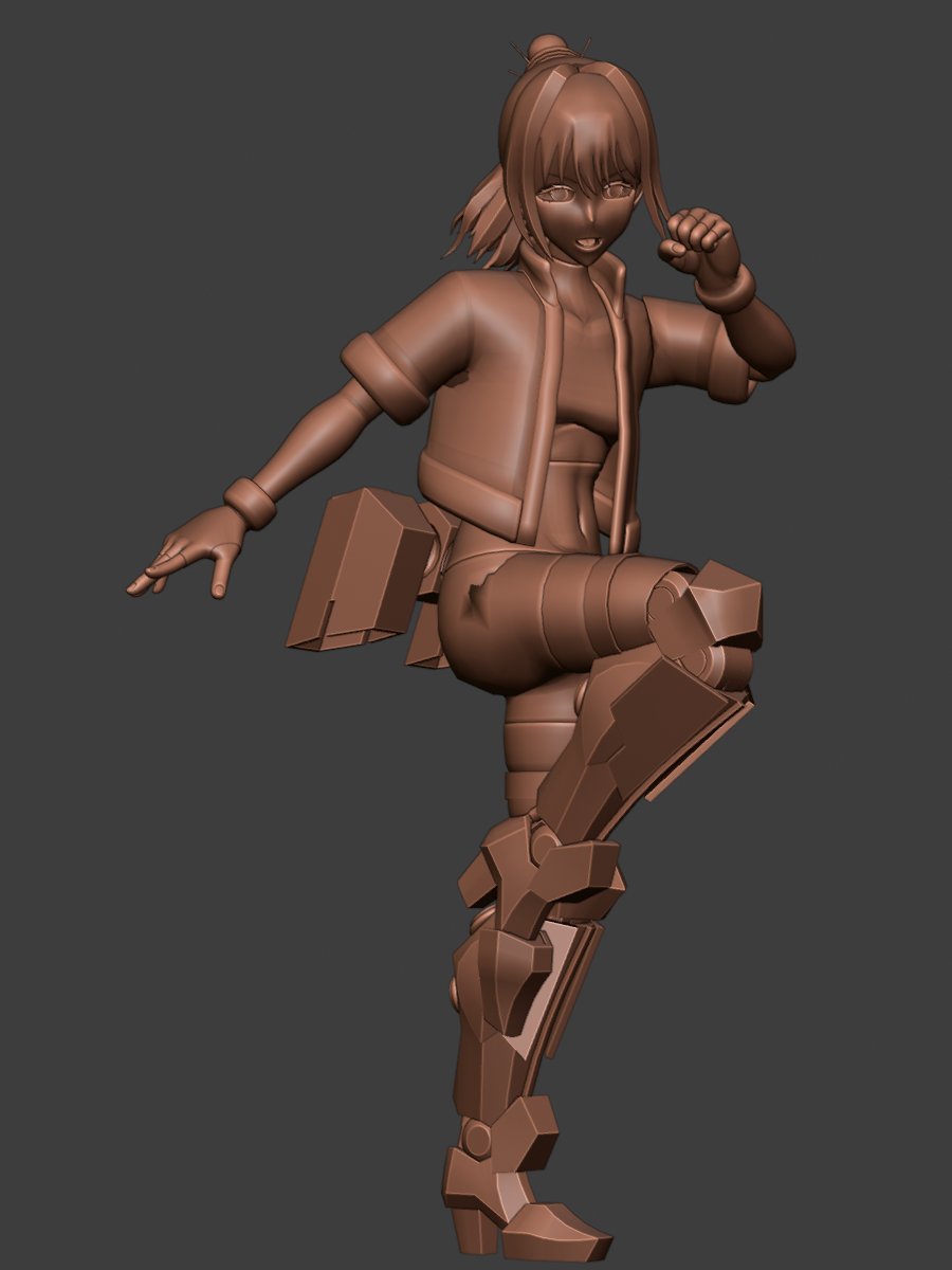 Ta1Sou's tweet photo. 進捗
キャラのデザインなどを進めてました
名前はセルカです
#blender #b3d #3DCG https://t.co/FrH8sS5Bzs