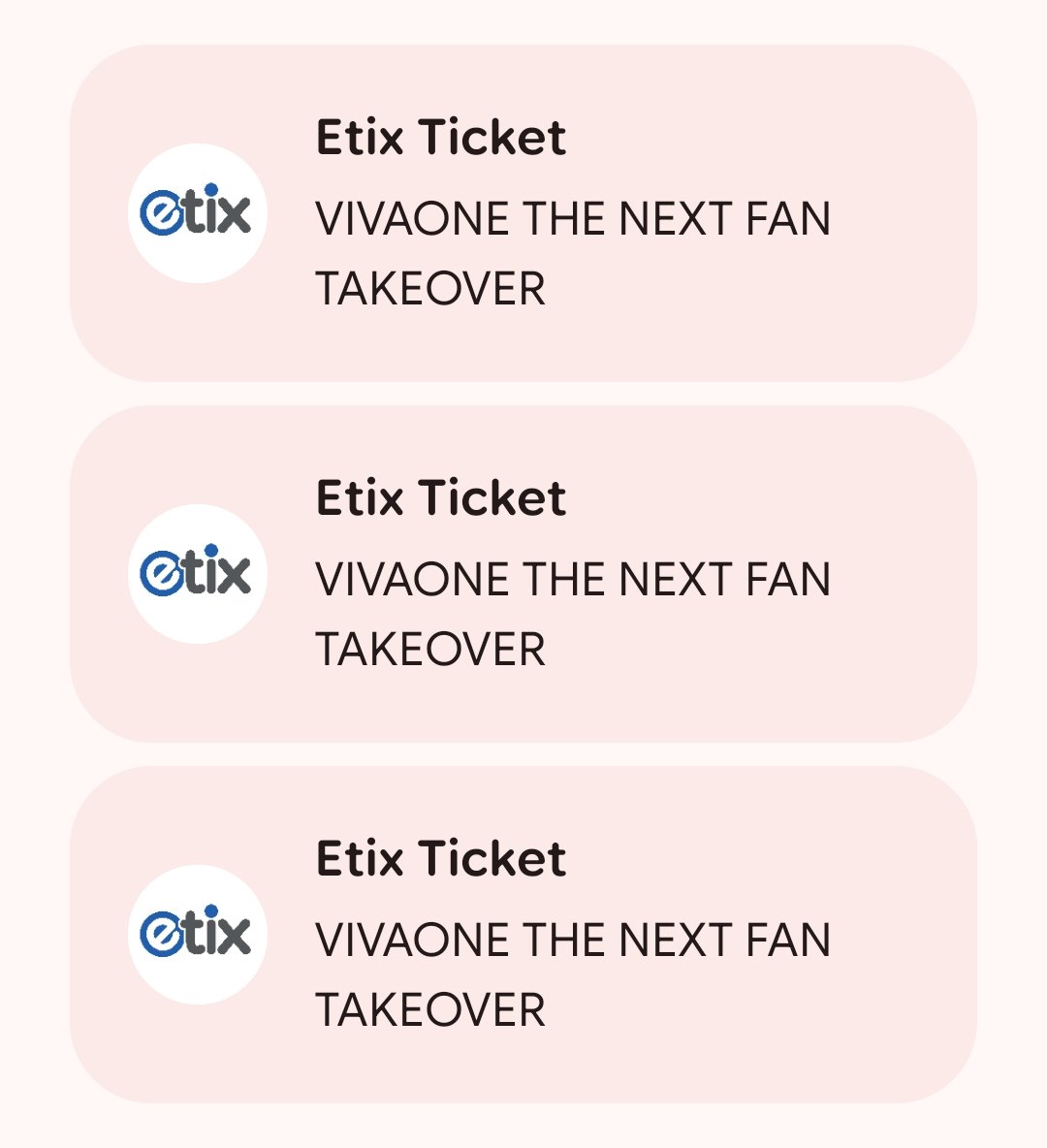 4uskuvs's tweet photo. Selling 3 vivaone concert ticket! Loge seats. Pm for prizes 

rs: Can't go due to schedule conflict https://t.co/uwaH7C4vqq